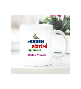 Kişiye Özel Beden Öğretmeni Tasarımlı Kupa 50