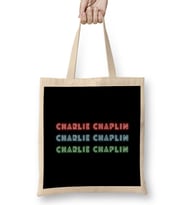 Charlie Chaplin Quotes Art Gİift - Vintage Retro Style Bez Çanta Uzun Saplı