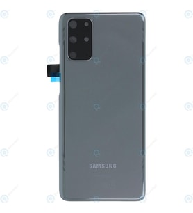 BYR Samsung Galaxy S20 Plus Uyumlu Pil Kapağı LENS HARİÇ SM-G985F SM-G986B (Açık Gri)