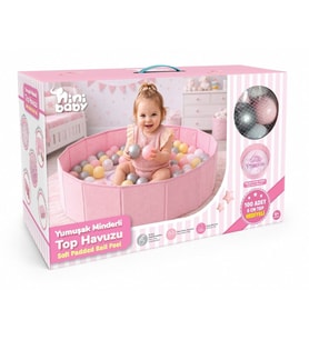 Er-703 Yumuşak Mi̇nderli̇ Top Havuzu-Pembe