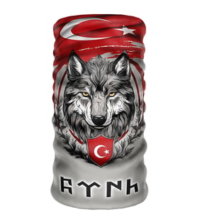 Bebo Store Extreme Outdoor Spor , Motorcu ve Bisiklet Kullananlara Özel Desenli Buff Boyunluk Bandana Balaklava (kurt-212)
