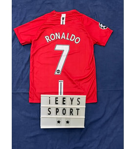 2008 Sezonu Cristiano Ronaldo Manchester United Kısa Kol Kırmızı Renk Nostalji Forma / Retro Ronaldo Forma