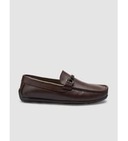Hakiki Deri Kahverengi Toka Detaylı Erkek Loafer