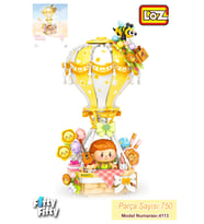 LOZ Creative Serisi Sarı Hava Balonu 750 Parça Oyuncak Yapım Seti FFLZ-4113 (Standart)