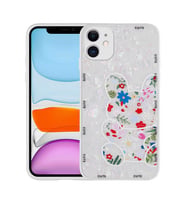 Lexroo iPhone 11 Kılıf Desenli Sert Silikon Mumila Kılıf - White Rabbit