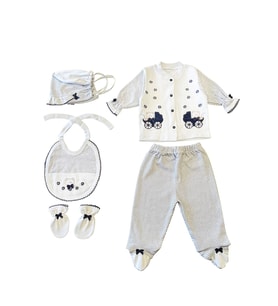 Sema Baby 5'li Set - Mavi (Çok Renkli)