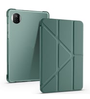 Honor Pad X7 8.7 Tablet Kılıf Kalem Bölmeli Standlı Uyku Modlu Lüx Smart Cover (Koyu Yeşil)