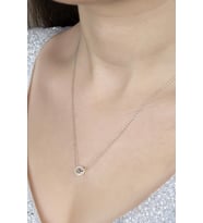 Union Crystal Kadın Küçük Boy Prizma Gümüş Kolye