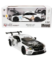 1:32 Sesli ve Işıklı RMZ Hobby Bruce Lee Serisi Die Cast Çek Bırak Model Araba - Beyaz Bmw M8 Gte Beyaz