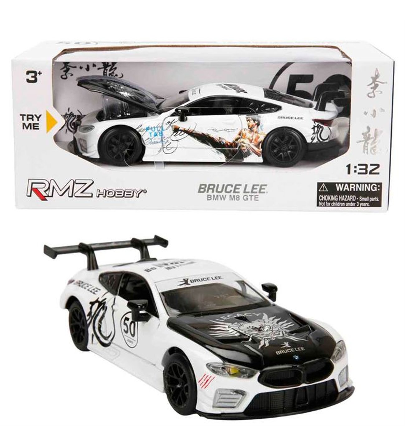 1:32 Sesli ve Işıklı RMZ Hobby Bruce Lee Serisi Die Cast Çek Bırak
