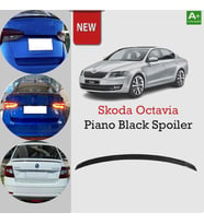 Skoda Octavia Bagaj Üstü Spoiler Piano Black 2021 Sonrası