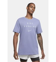 Nike Running Dri-Fit Run Division Reflect Reflektörlü Mavi Tişört