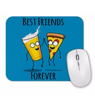 Pizza and Beer Mouse Pad