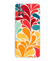 PrintiFy Samsung Galaxy A71 ile Uyumlu Retro Color 5  Kamera Korumalı Şeffaf  Kılıf