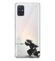 Samsung Galaxy A51 Uyumlu Vagabond Tasarımlı Şeffaf Telefon Kılıfı