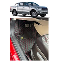 Ford Ranger 2017-2022 Arası Araca Özel 8d Havuzlu Paspas Takımı (Altın)