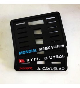 PLEKSİ LAZER KESİM MOTOR PLAKALIK