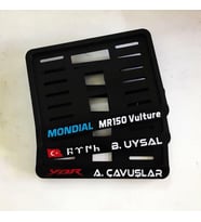 PLEKSİ LAZER KESİM MOTOR PLAKALIK