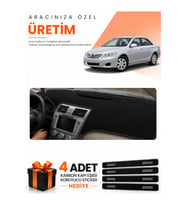 TOYOTA CAMRY (2006-2012) Uyumlu Torpido Koruma Örtüsü Oto Kılıfı - Siyah