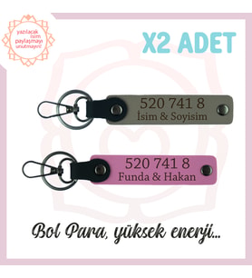Kül Gri-Pembe, Size Özel Tasarım Huzur Veren Hediye İçin İdeal 520 741 8, Yüksek Enerji Anahtarlık (Çok Renkli)