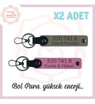 Kül Gri-Pembe, Size Özel Tasarım Huzur Veren Hediye İçin İdeal 520 741 8, Yüksek Enerji Anahtarlık (Çok Renkli)