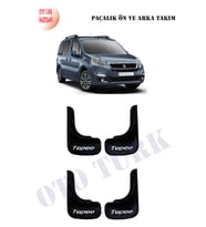 Peugeot Partner Tepee Paçalık Ön-Arka Takım Tozluk Çamurluk (Siyah - Beyaz)