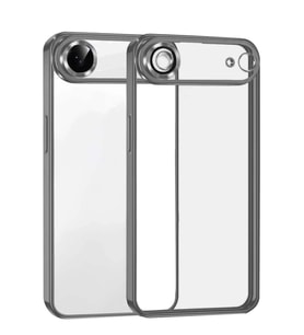 iPhone 17 Air Razer Lensli Silikon - Titan Gri