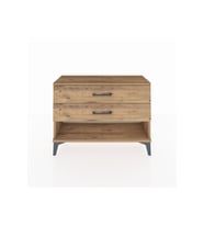 Arges Şifonyer 2 Çekmeceli 88x30x64 Çam-Çam