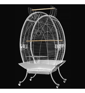 Dayang Oval Papağan Kafesi Ayaklı  89X60X159