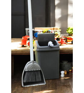 Banyo ve mutfak için şık 20 Litre kapaklı çöp kutusu, kullanışlı ve dayanıklı