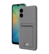 Northcity Samsung Galaxy A07 4G Kelvin Kartvizitli Silikon - Gri