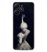 Xiaomi Poco M6 Pro 5G Kılıf Desenli Silikon Star Woman 1332
