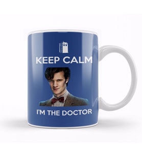 Keep Calm I'm The Doctor Who Kupa Bardak Porselen