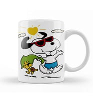 Summer Snoopy Kupa Bardak Porselen