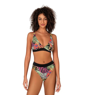 Endeep Kadın Toparlayıcı Desenli Bikini Takımı
