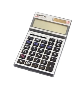 Gıpta Hesap Makinesi Masa Üstü 12 Hane F3034