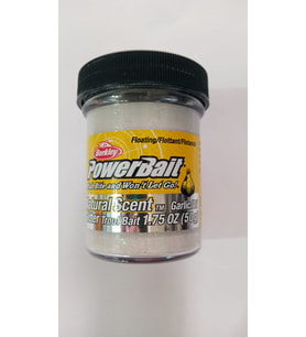 BERKLEY Powerbait Alabalık Hamur Yemi (Sarımsak Aromalı - Beyaz Renk) - 129576