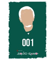Hbb Squid Game Tasarım Ahşap Tablo