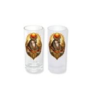 Ghostbastır Design Firavun Kartal Buzlu / Buzsuz Seçenekli Rakı Bardağı – 1 Adet Şık Sunum Bardağı 082