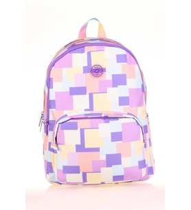 Kaukko Rainbow Sırt Çantası Square Puple K1753 (Mor)