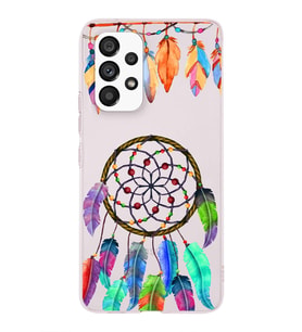 PrintiFy Samsung Galaxy A33 ile Uyumlu 1mm Slim Fit Nazar Boncuğu 6 Baskılı Şeffaf  Kılıf