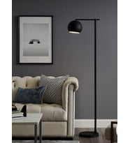 MYLİGHTS RETRO RUSTİK MAFSALI  LAMBADER KÖŞE LAMBASI YERDEN AYDINLATMA  180CM (Siyah)