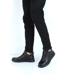 Dropland 8624 Siyah Milano %100 Deri Erkek Bot