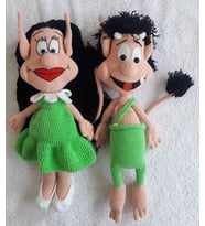 Hugo ve Hugolina Amigurumi Organik Oyuncak