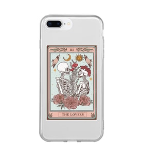 Iphone 7 PLUS - 8 PLUS Uyumlu The Lovers Tasarımlı Şeffaf Telefon Kılıfı