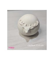 YY0922 Geyik Desenli Top Mum Silikon Kalıp