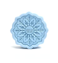 Büyük Mandala Model Silikon Kalıp İçten İçe 14 cm