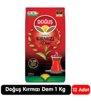 Doğuş Kırmızı Dem Çay 1 Kg 12 Paket