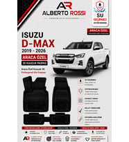 ISUZU ISIZU D-MAX 2019 - 2026 Araca Özel Kauçuk 3D Profesyonel Oto Paspası
