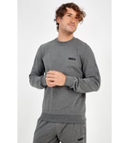 Maraton Regular Erkek Bisiklet Yaka Antramelanj Sweatshirt